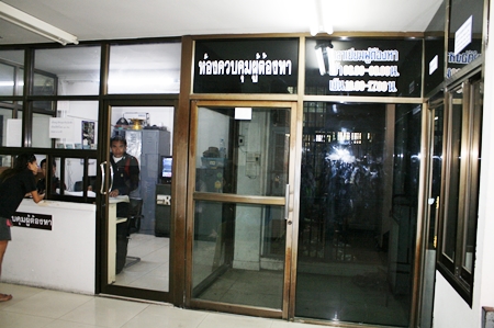 A man was beaten to death and left to die on a pile of trash just inside these doors.